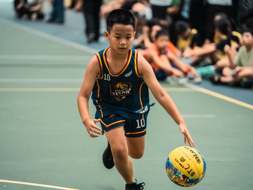 Học viên U9 Hanoi Titans dẫn bóng